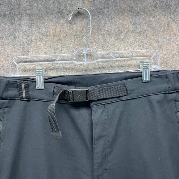 Columbia Pants Mens 38x32 Black Belted Ridge II Run lined Hiking Snowpants - Picture 8 of 12